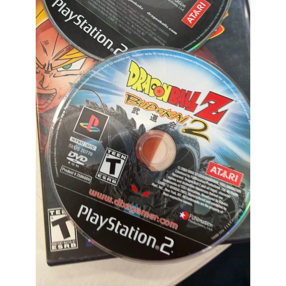 Dragon Ball Z Budokai 3 PS2 PlayStation 2 Game with Budokai 2 Bonus Disc Atari